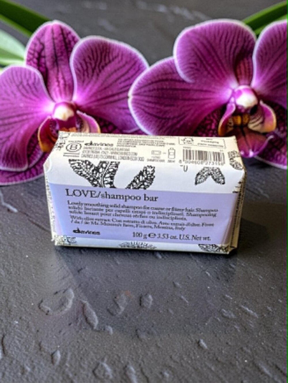 Davines LOVE Shampoo Bar for Coarse & Frizzy Hair 3.53 oz